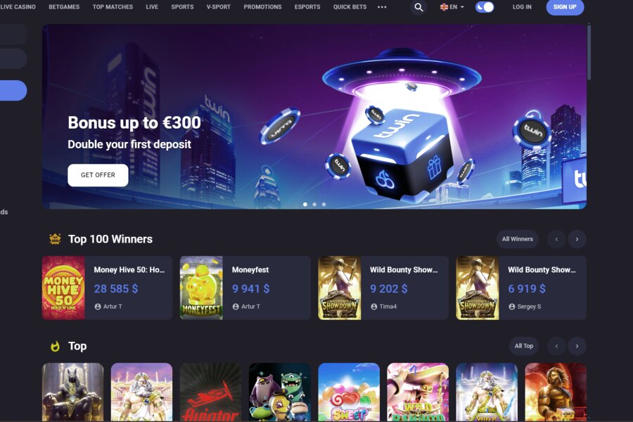 Twin Casino : Codes Promo Exclusifs et Avantages